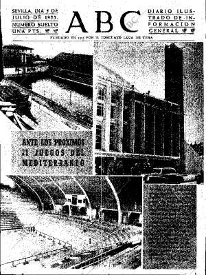 ABC SEVILLA 05-07-1955 página 1