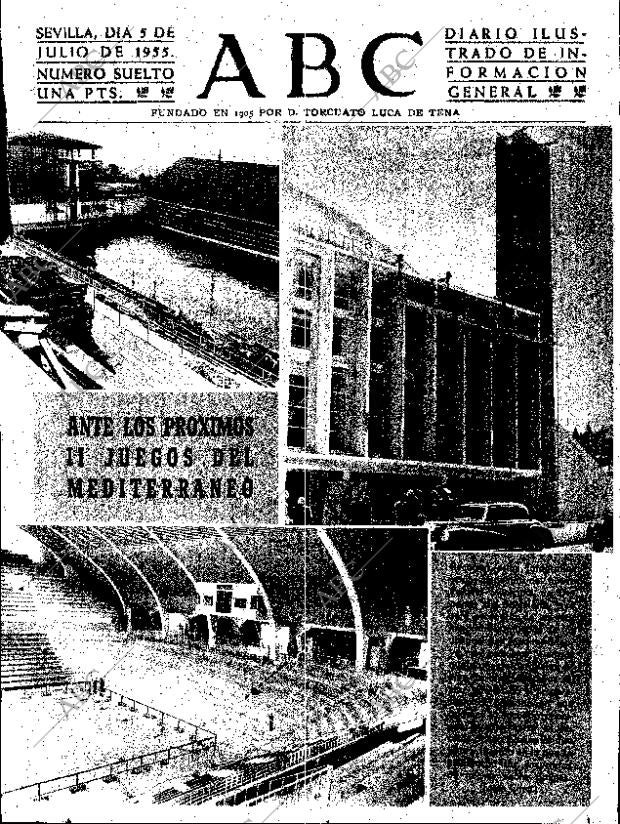 ABC SEVILLA 05-07-1955 página 1