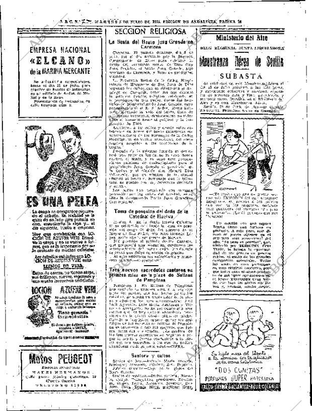 ABC SEVILLA 05-07-1955 página 16