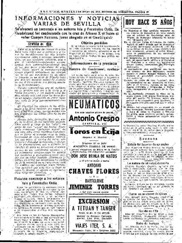 ABC SEVILLA 05-07-1955 página 17