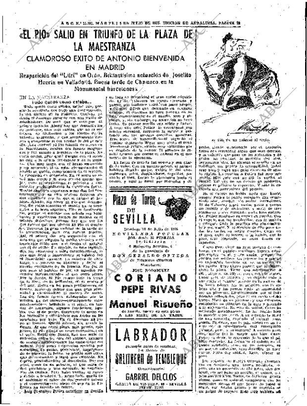 ABC SEVILLA 05-07-1955 página 19
