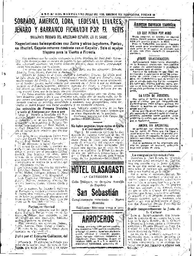 ABC SEVILLA 05-07-1955 página 23