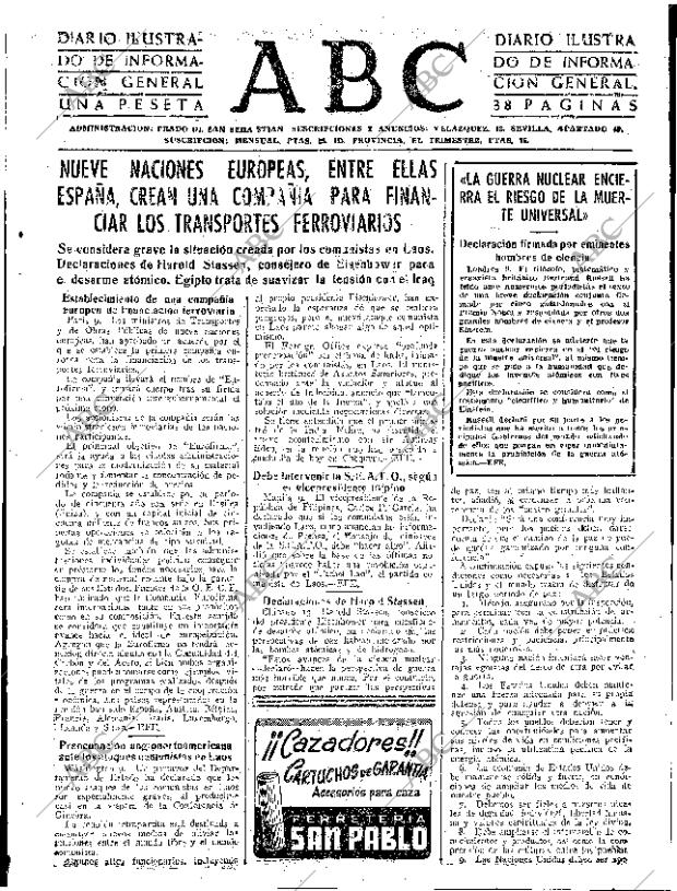 ABC SEVILLA 10-07-1955 página 15