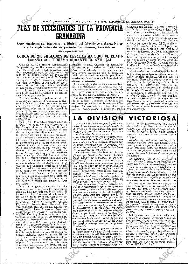 ABC MADRID 13-07-1955 página 25
