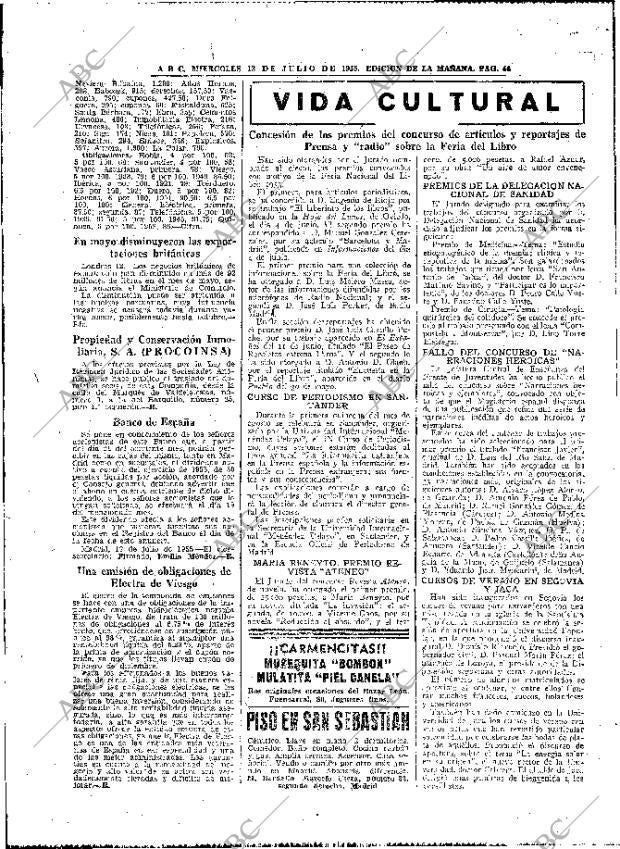 ABC MADRID 13-07-1955 página 38