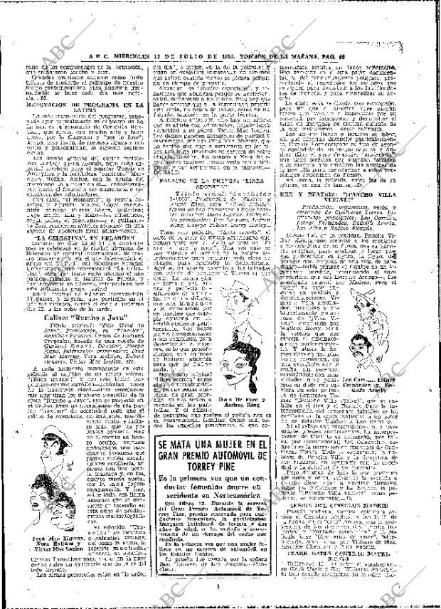 ABC MADRID 13-07-1955 página 40