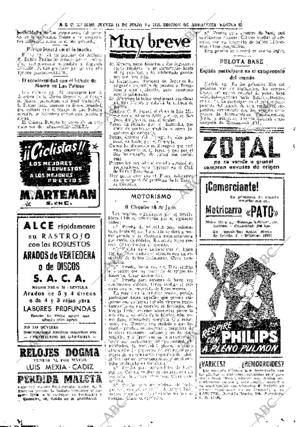 ABC SEVILLA 14-07-1955 página 32