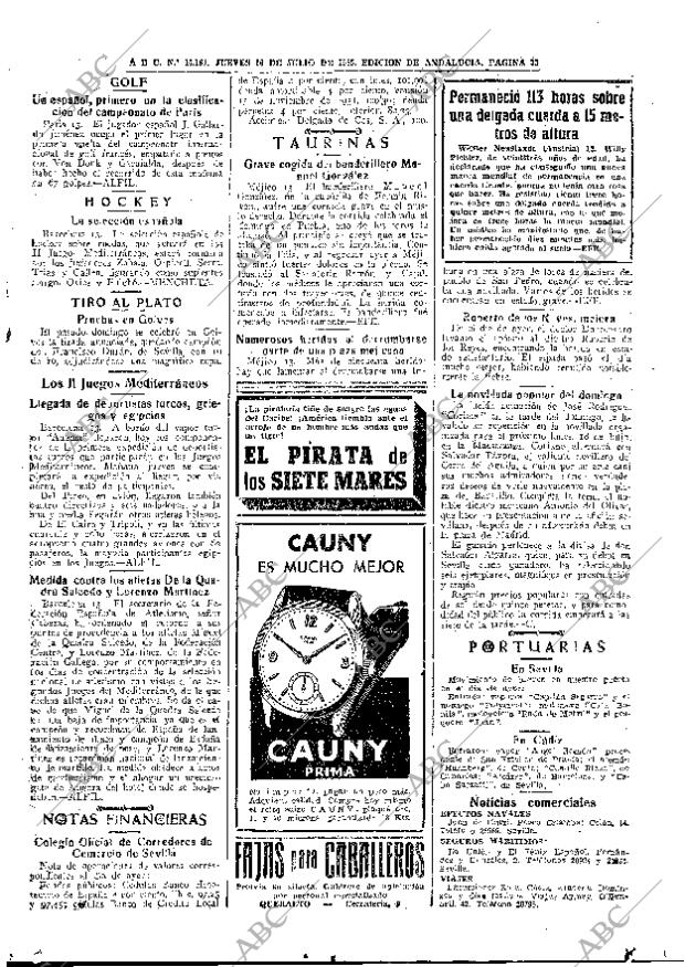 ABC SEVILLA 14-07-1955 página 33