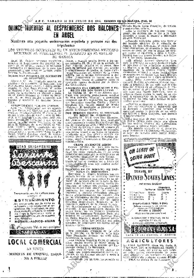 ABC MADRID 16-07-1955 página 30