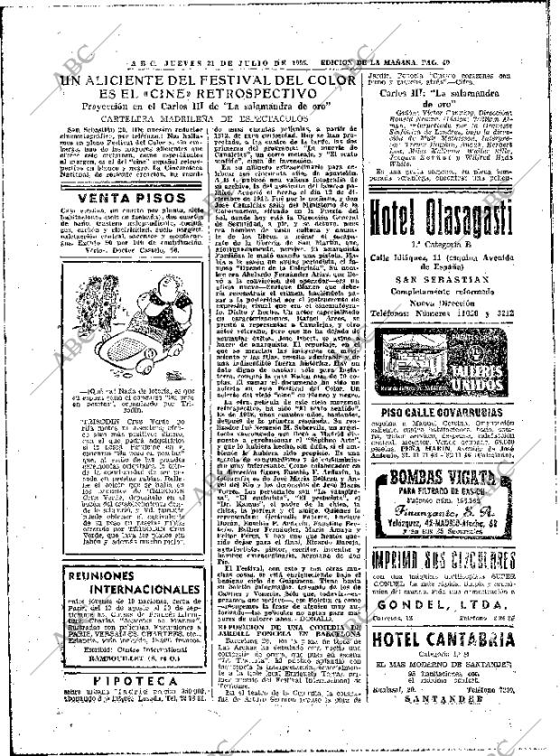 ABC MADRID 21-07-1955 página 40