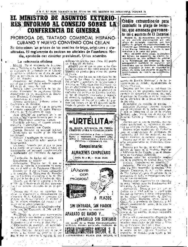 ABC SEVILLA 22-07-1955 página 11