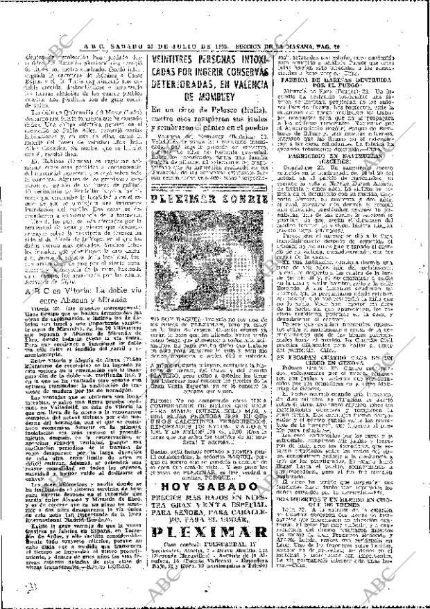 ABC MADRID 23-07-1955 página 20