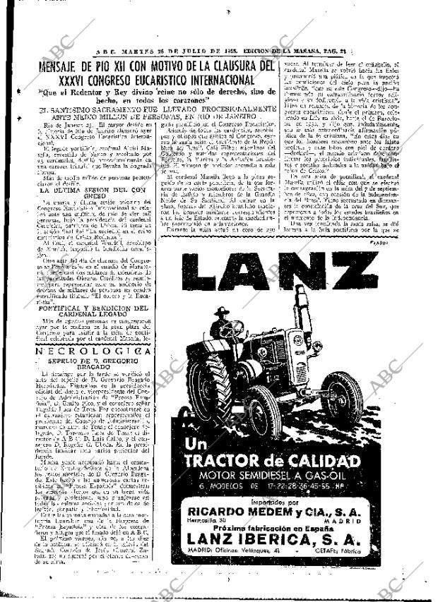 ABC MADRID 26-07-1955 página 21