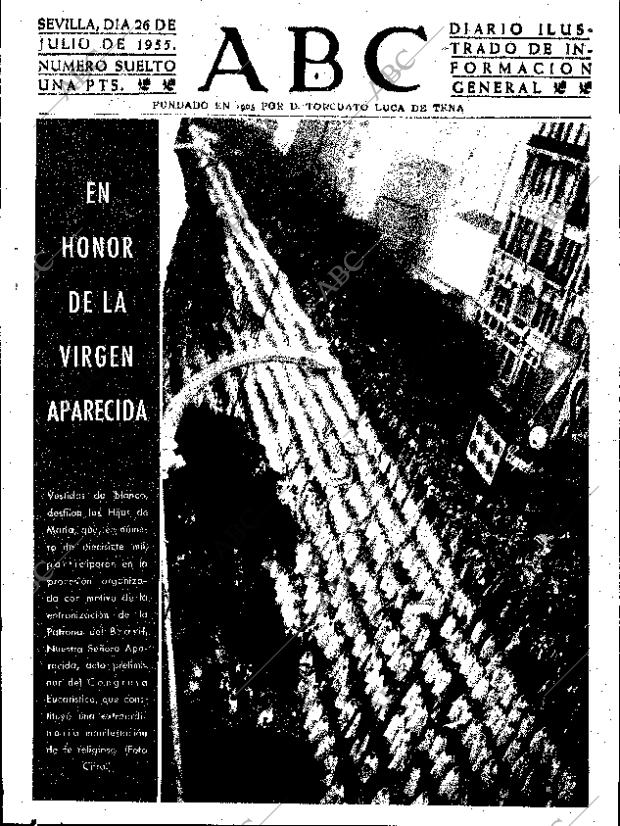 ABC SEVILLA 26-07-1955 página 1