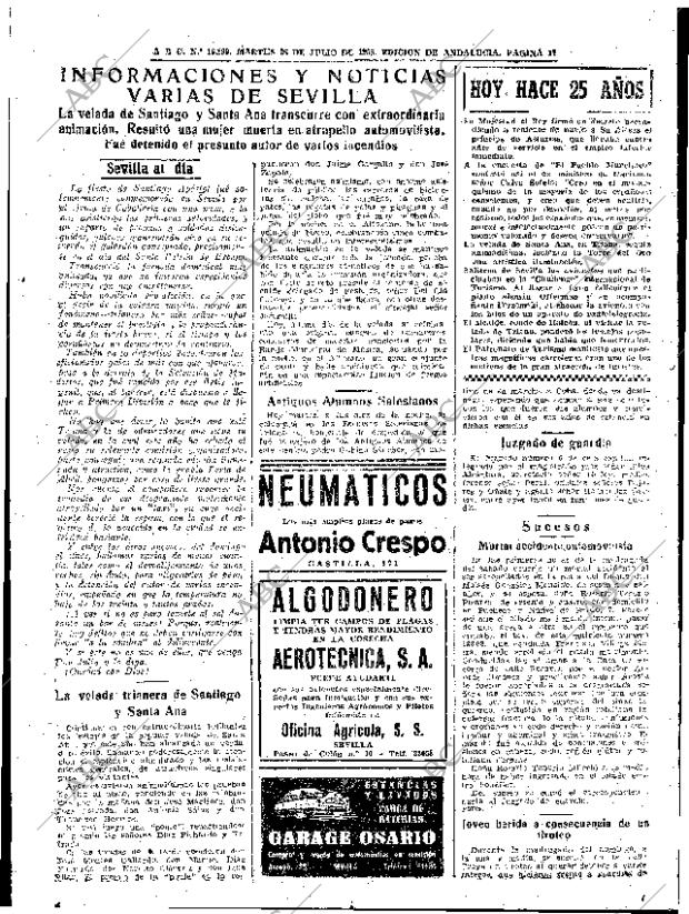 ABC SEVILLA 26-07-1955 página 17