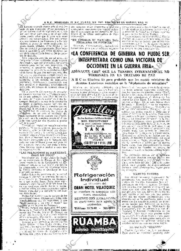 ABC MADRID 27-07-1955 página 16