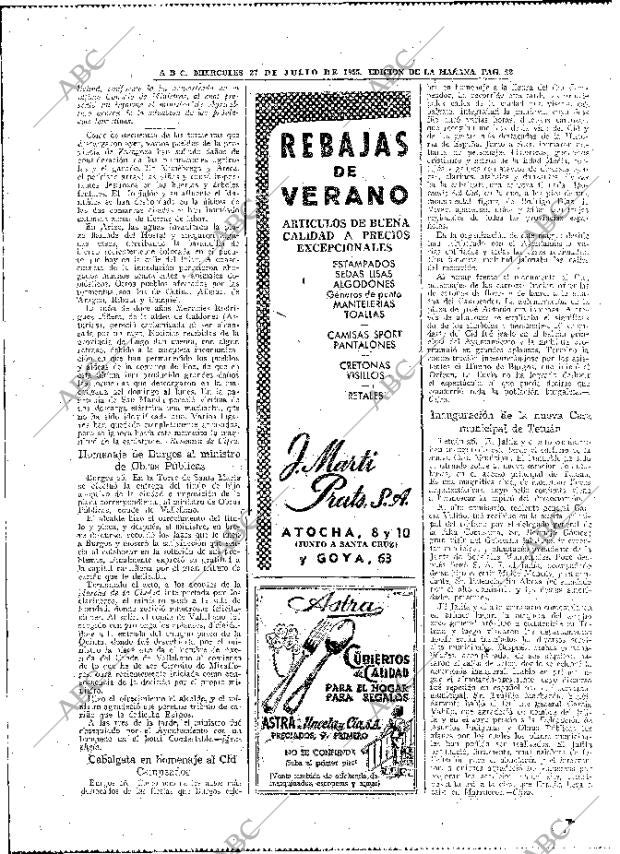 ABC MADRID 27-07-1955 página 22