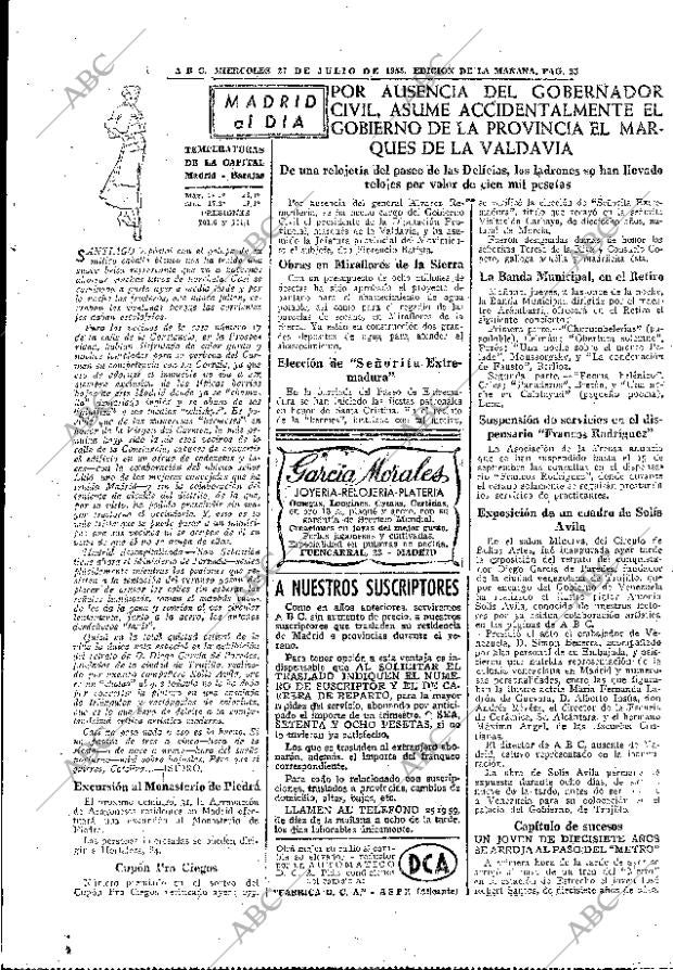 ABC MADRID 27-07-1955 página 25