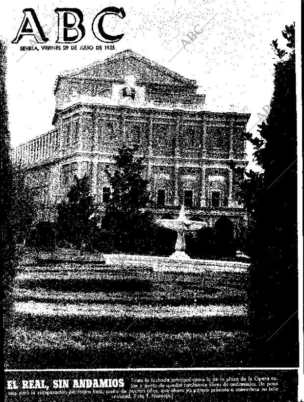 ABC SEVILLA 29-07-1955 página 1