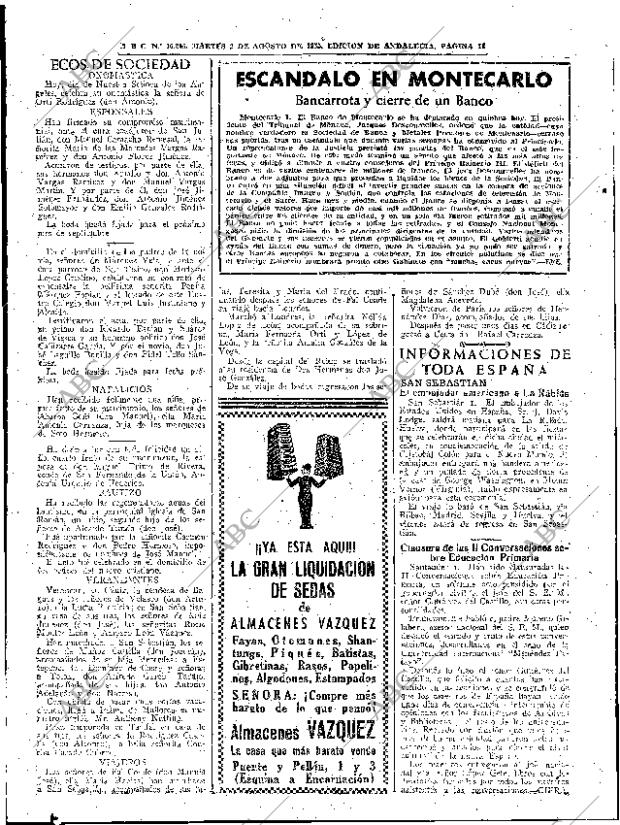 ABC SEVILLA 02-08-1955 página 16