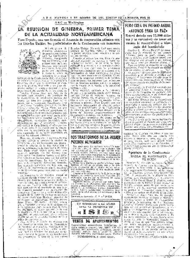 ABC MADRID 09-08-1955 página 16