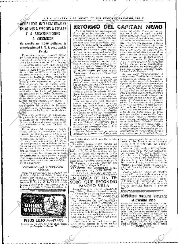 ABC MADRID 09-08-1955 página 22
