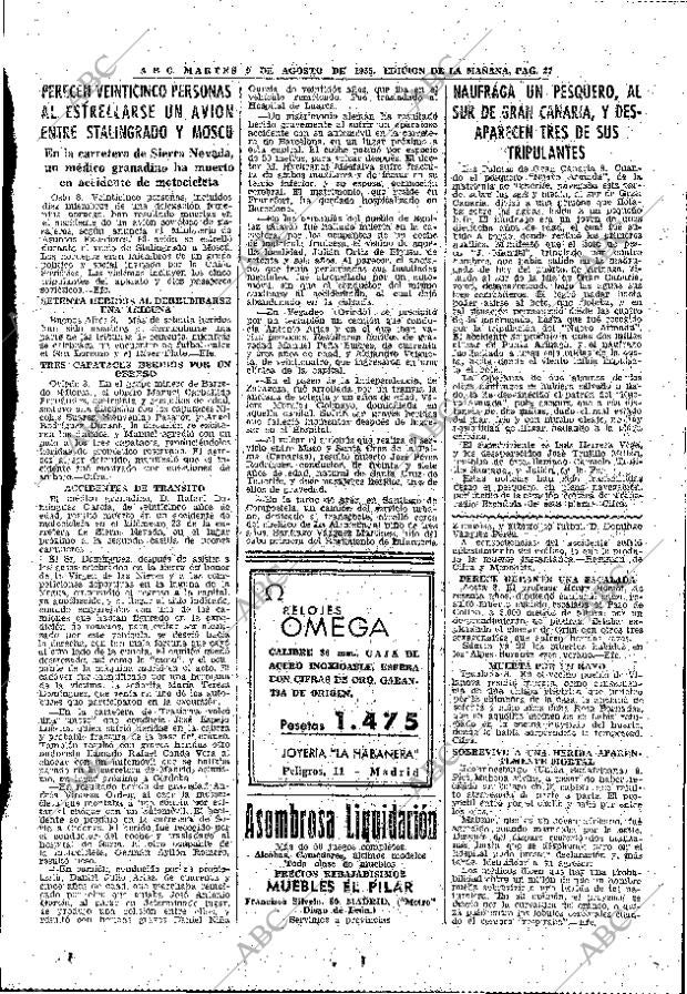 ABC MADRID 09-08-1955 página 27
