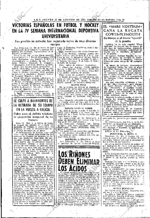 ABC MADRID 11-08-1955 página 31