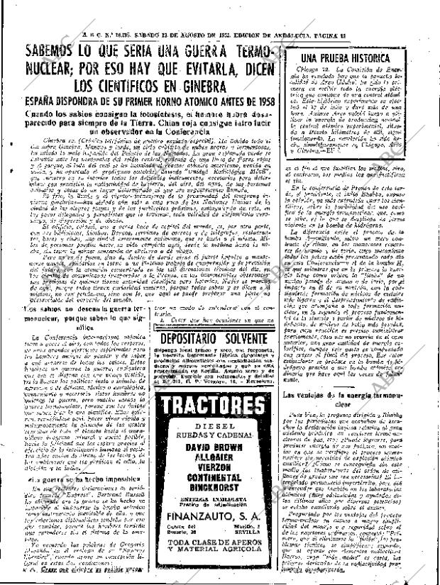 ABC SEVILLA 13-08-1955 página 13