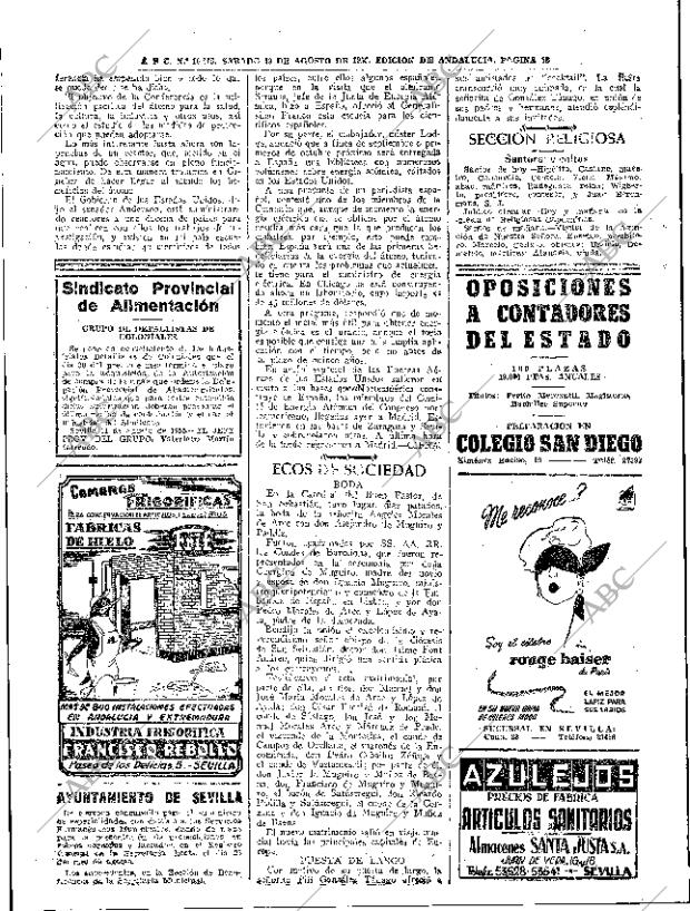 ABC SEVILLA 13-08-1955 página 18