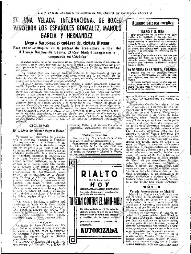 ABC SEVILLA 13-08-1955 página 21