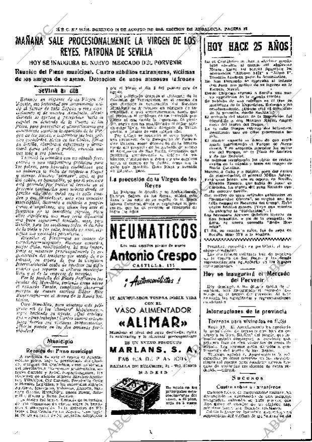 ABC SEVILLA 14-08-1955 página 27