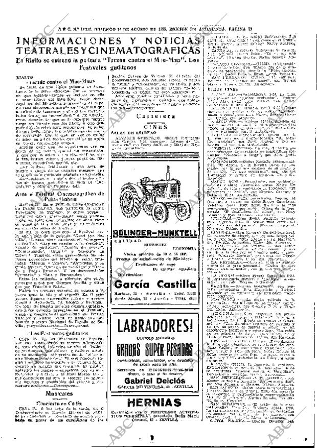 ABC SEVILLA 14-08-1955 página 33