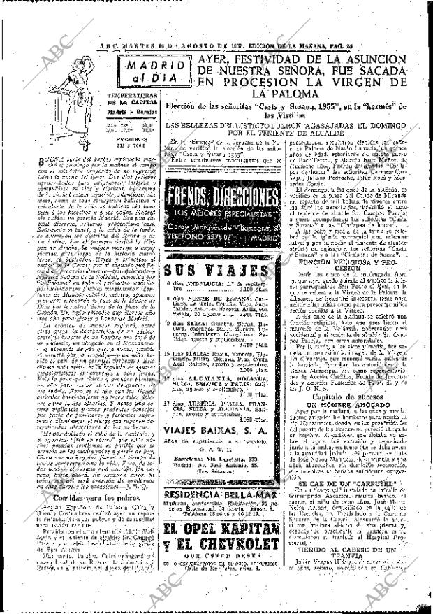 ABC MADRID 16-08-1955 página 25