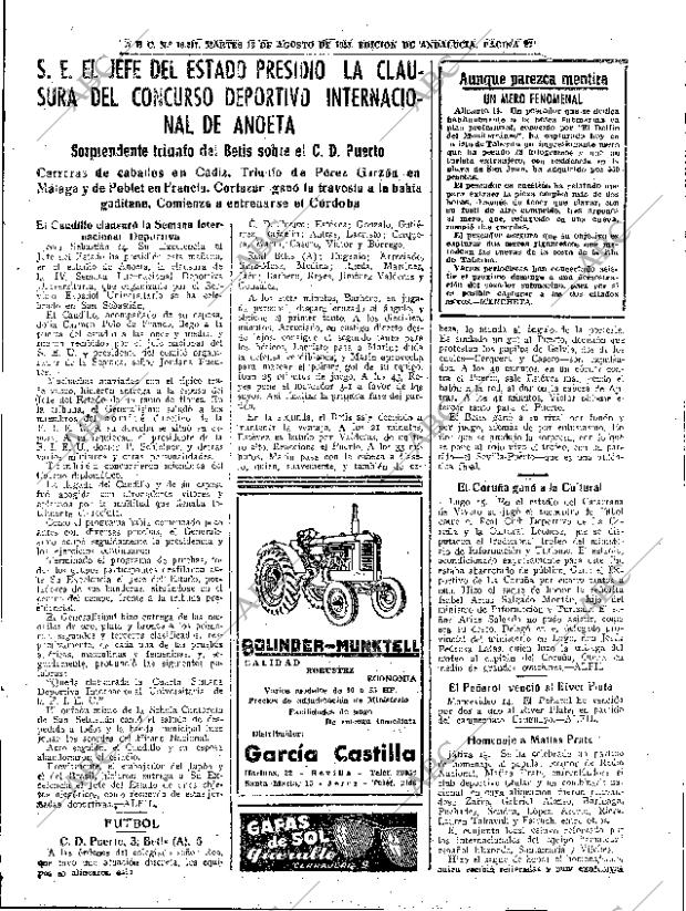 ABC SEVILLA 16-08-1955 página 23
