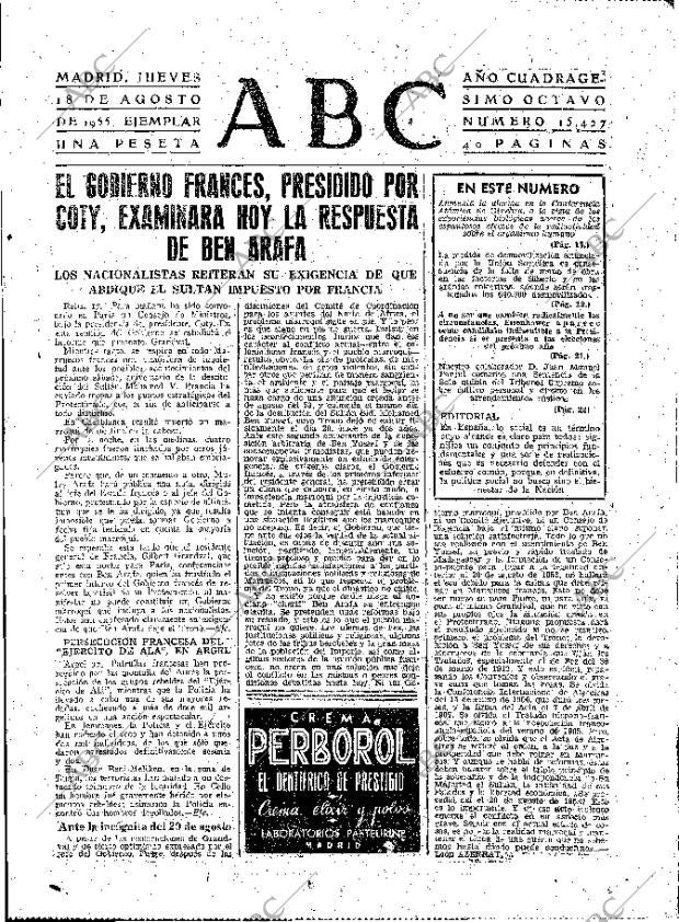 ABC MADRID 18-08-1955 página 15