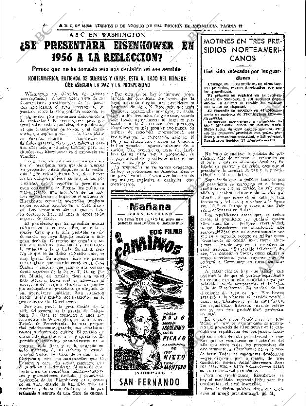 ABC SEVILLA 19-08-1955 página 13