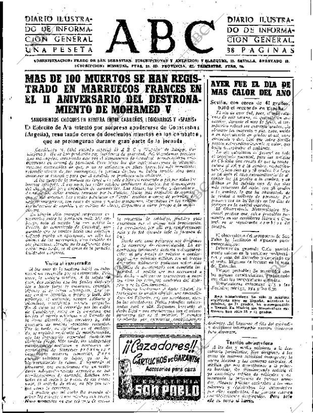 ABC SEVILLA 21-08-1955 página 15