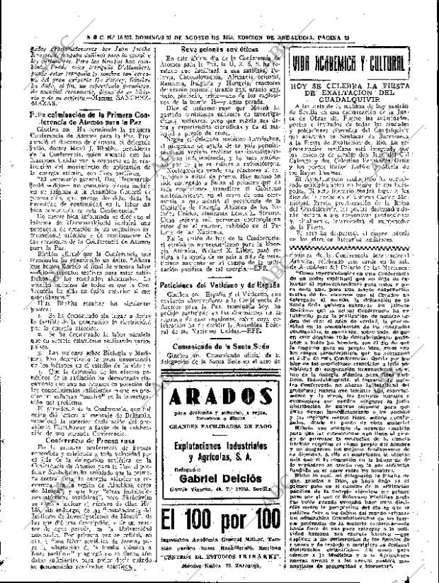 ABC SEVILLA 21-08-1955 página 21