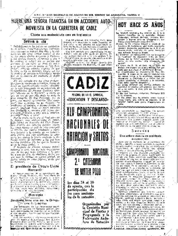 ABC SEVILLA 21-08-1955 página 27
