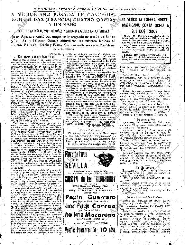 ABC SEVILLA 23-08-1955 página 19