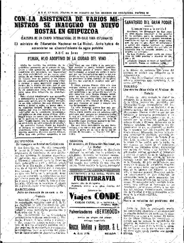 ABC SEVILLA 25-08-1955 página 15