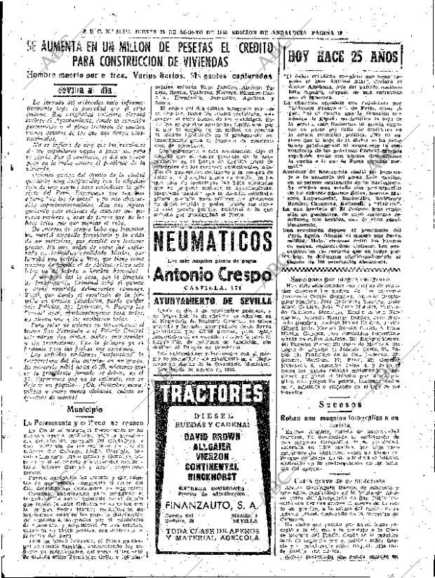 ABC SEVILLA 25-08-1955 página 19
