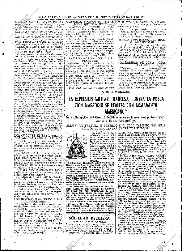 ABC MADRID 26-08-1955 página 17