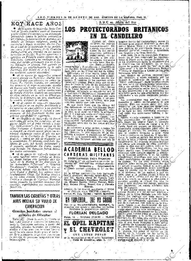 ABC MADRID 26-08-1955 página 21