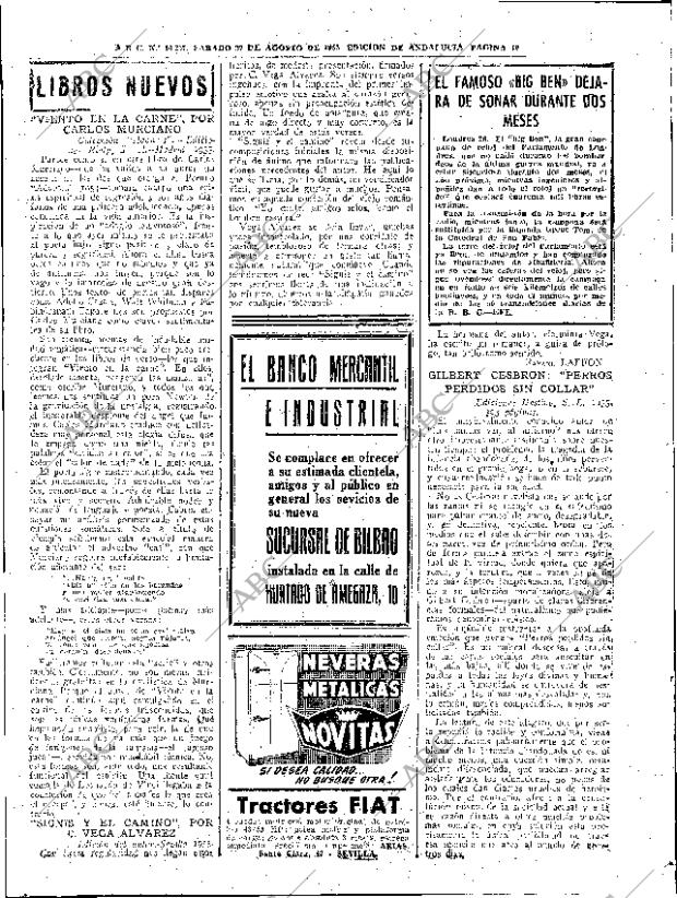 ABC SEVILLA 27-08-1955 página 16