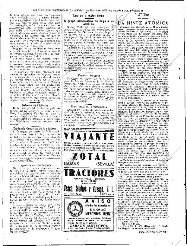 ABC SEVILLA 28-08-1955 página 16