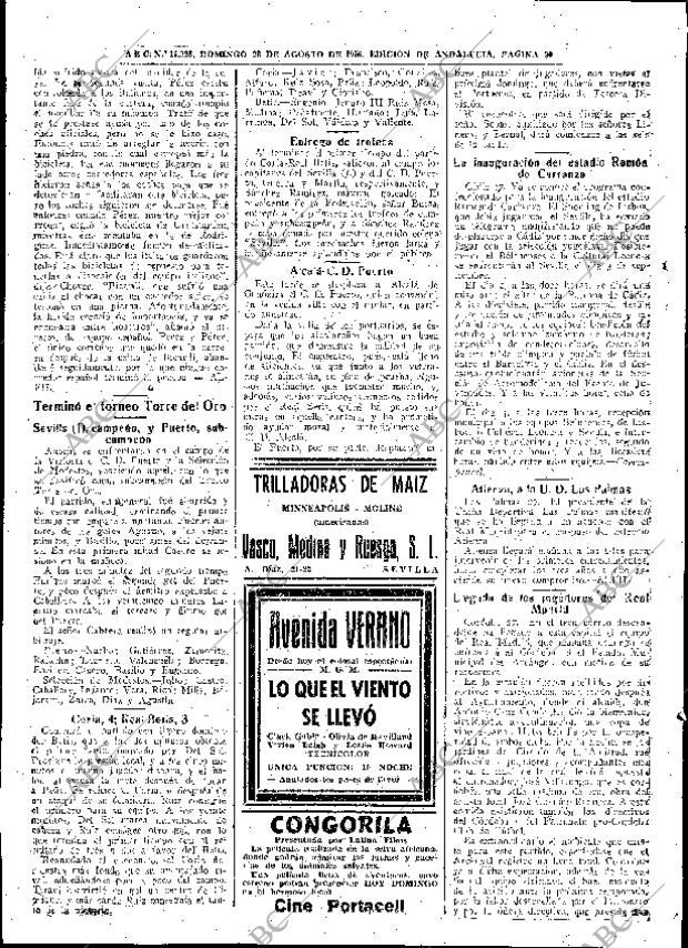 ABC SEVILLA 28-08-1955 página 30