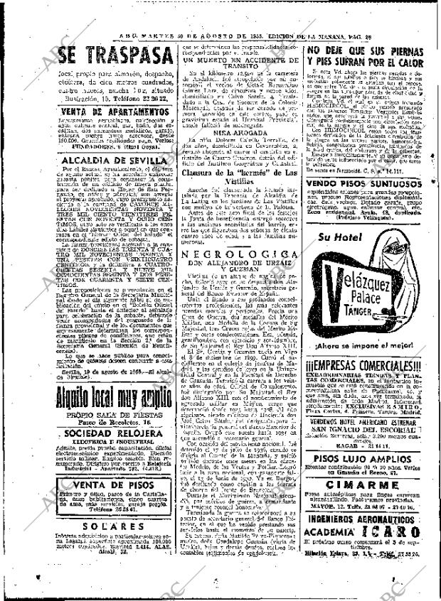 ABC MADRID 30-08-1955 página 26