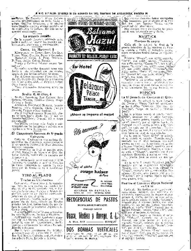 ABC SEVILLA 30-08-1955 página 22